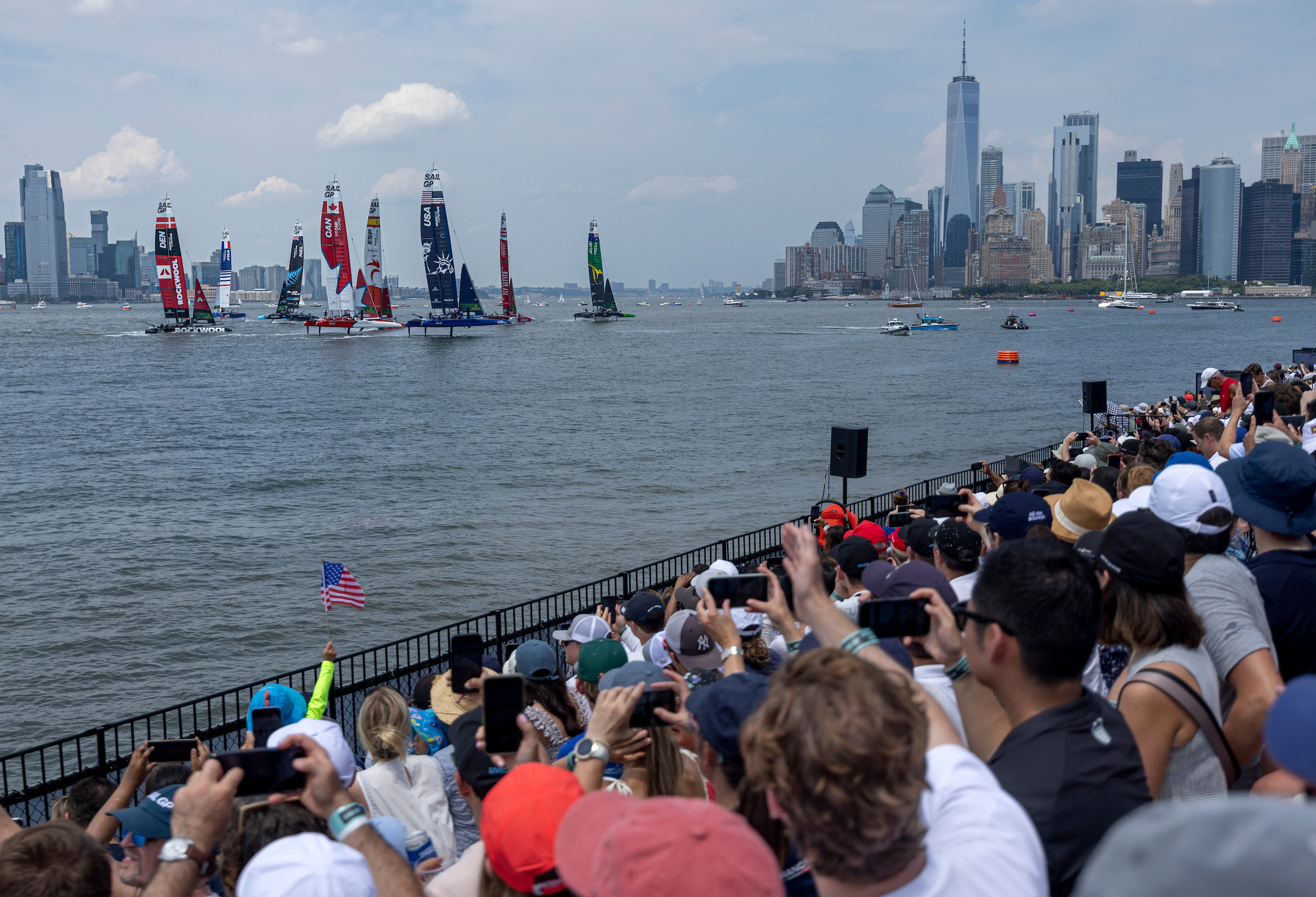 New Zealand's Black Foils dominate in New York SailGP