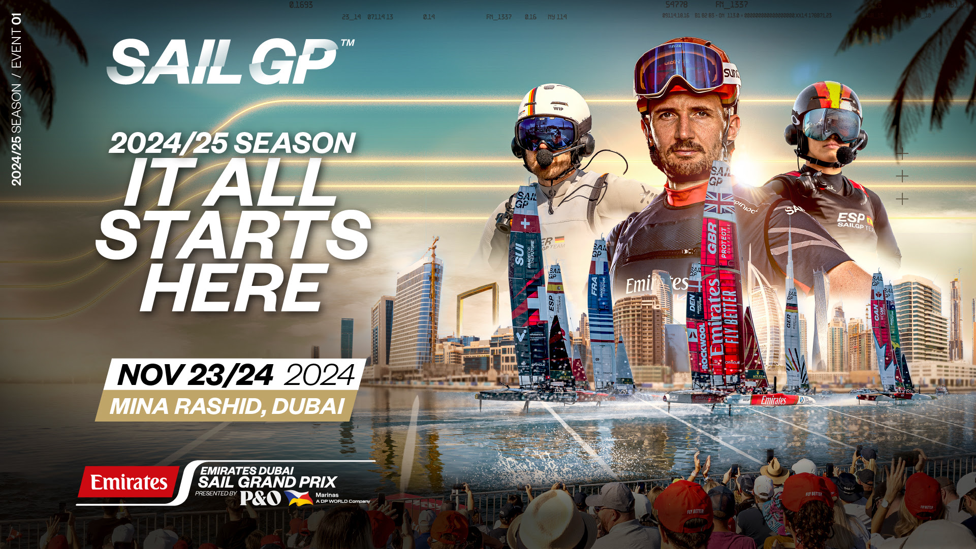 Tickets on sale for SailGP’s Season opening event in Dubai