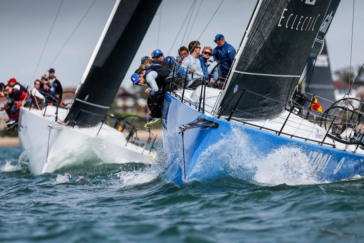 Close racing in the RORC Vice Admiral's Cup 