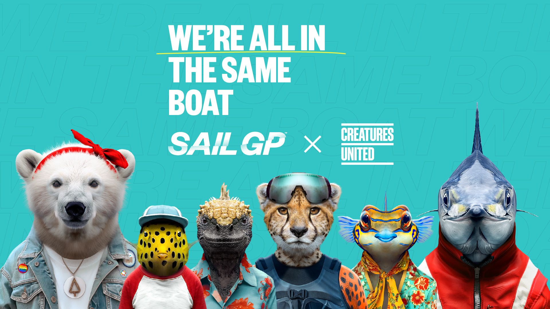 SailGP joins forces with Creatures United  for a Better Planet