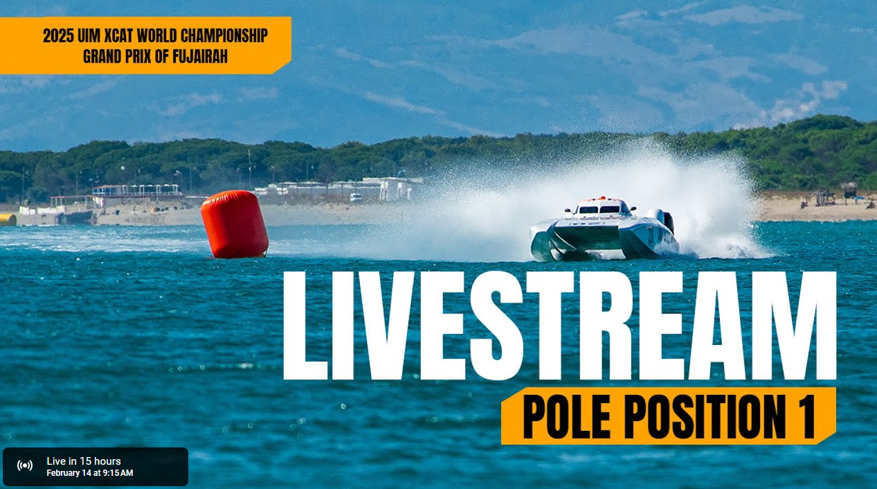 UIM XCAT World Championship in Fujairah is going LIVE