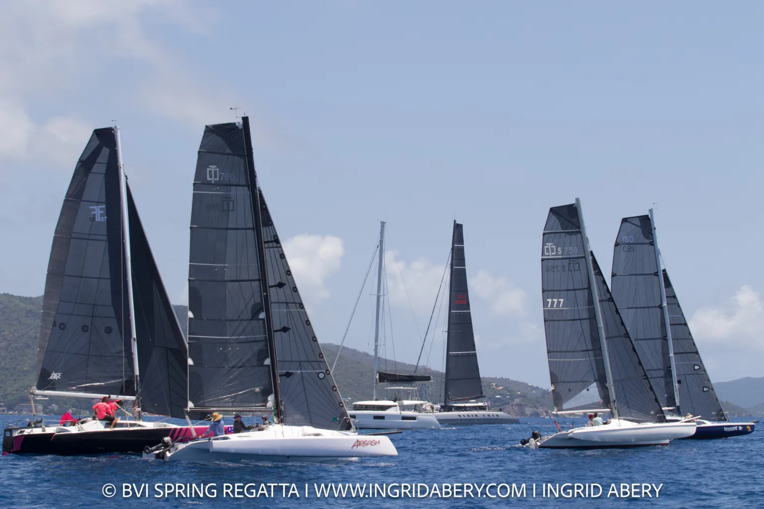 BVI:  No shortage of talent or breeze as almost eighty boats start racing