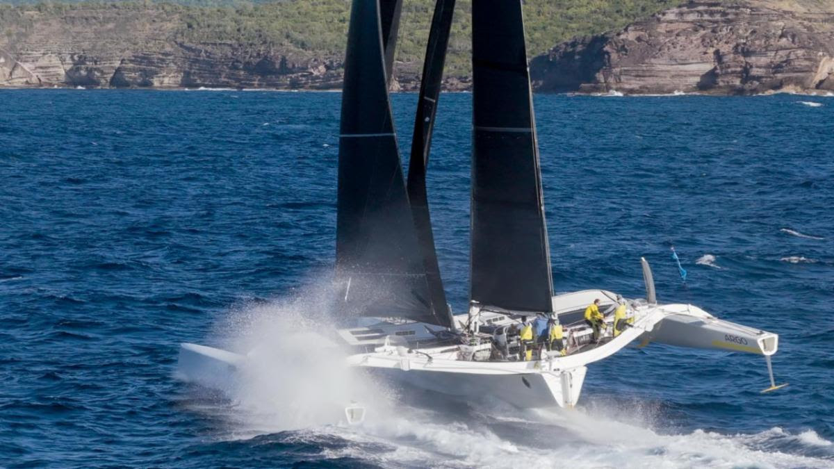 RORC Transatlantic Race:  Jason Carroll’s MOD70 Argo Sets New Multihull Race Record