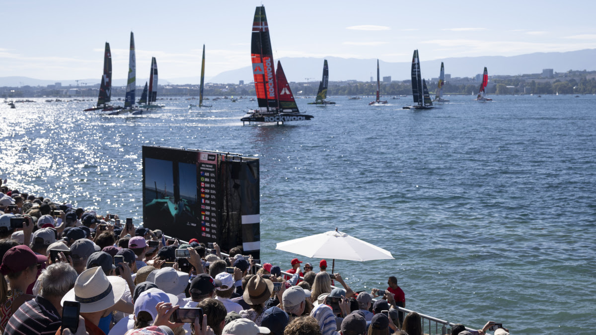 Get front-row action at the Rolex Switzerland Sail Grand Prix