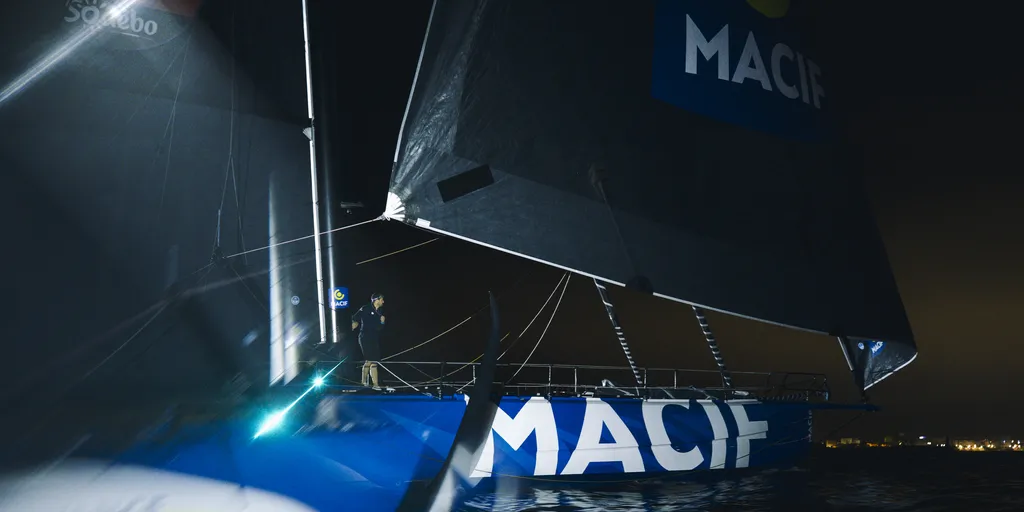 Devastating turn of events drops Sam Goodchild to second in the Vendée Arctique!