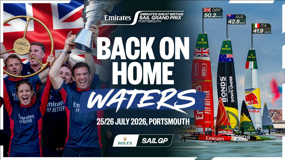 Just 3 weeks to go: Emirates Great Britain Sail Grand Prix