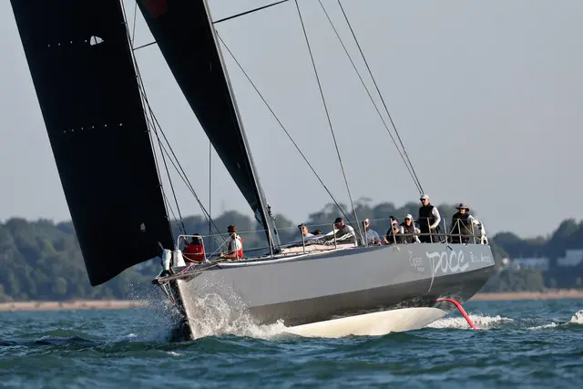 Round The island Race: First over the line, PACE crossed the finish line at 12:48:42