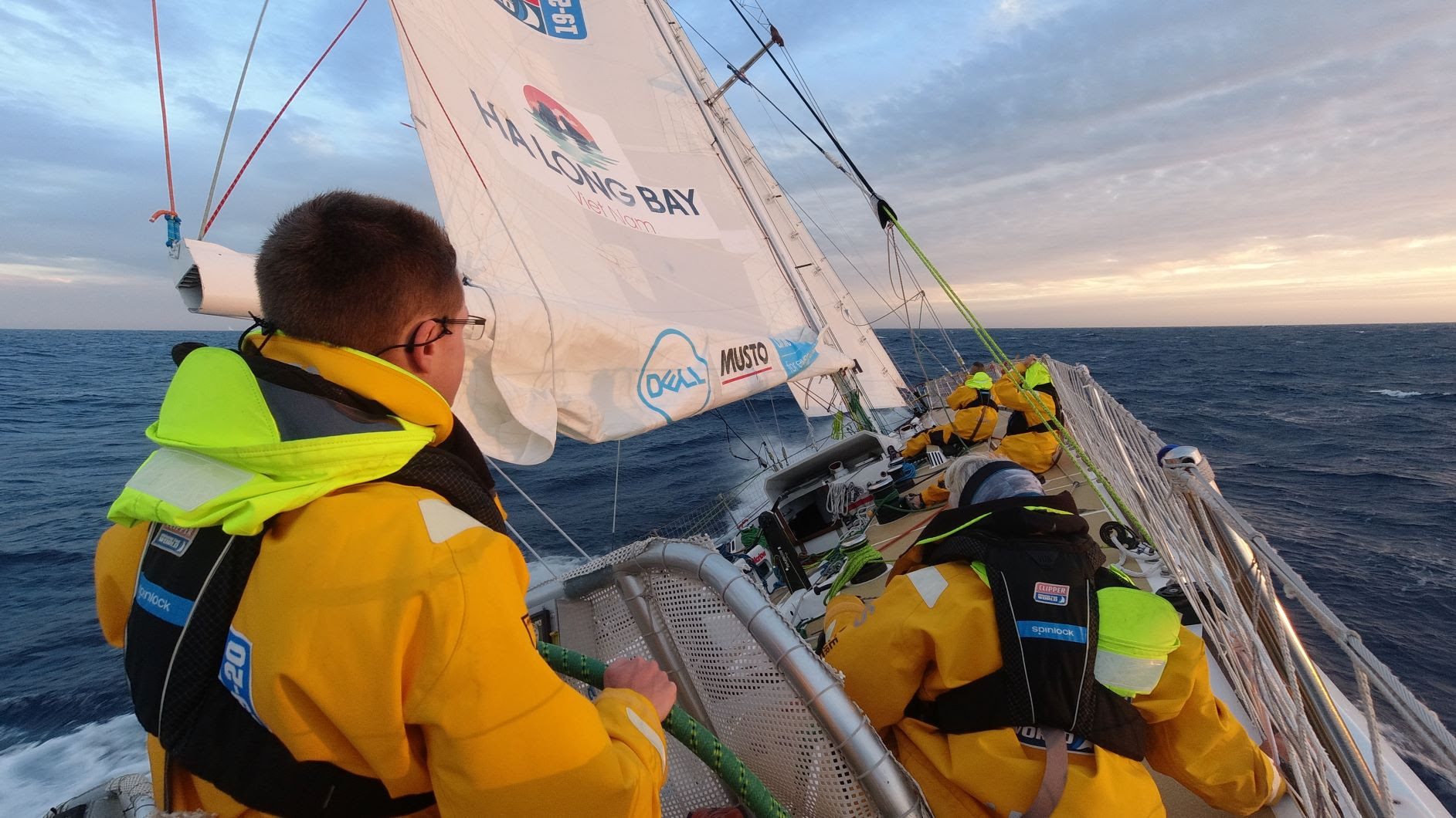 New Year's Eve on the Clipper Round The World Race