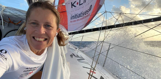 Sam Davies Profits From Her Southbound Initiative