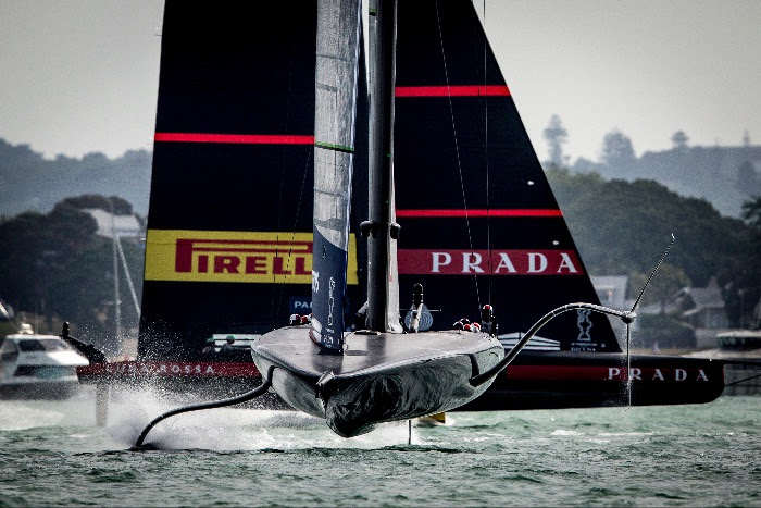 PATRIOT Splits Races 1-1 with Luna Rossa On Day 2 in New Zealand