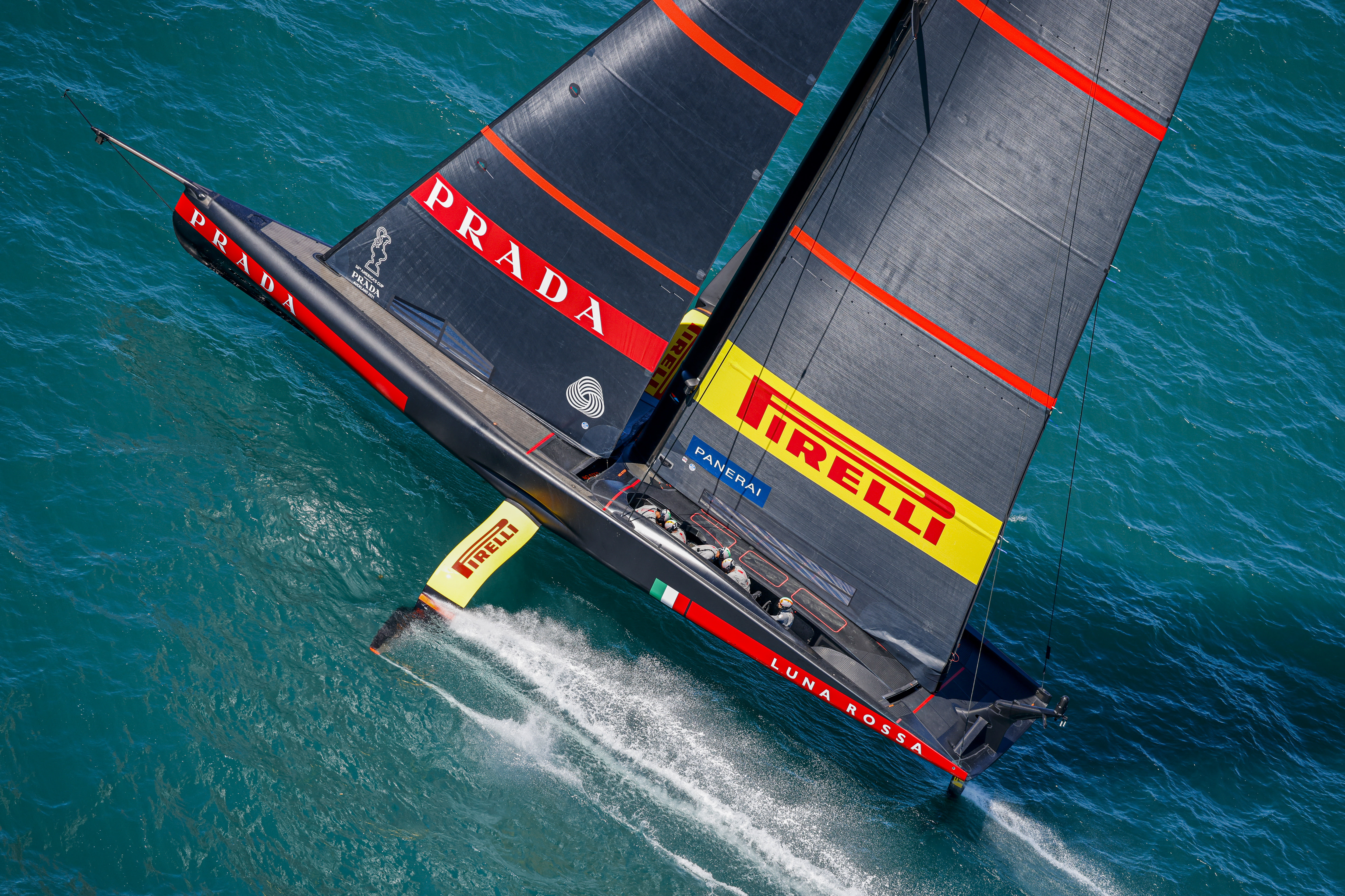 Luna Rossa Prada Pirelli win the PRADA Cup Semi-Final