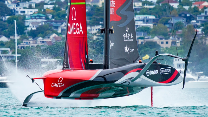 Emirates Team New Zealand welcome Alinghi Red Bull Racing