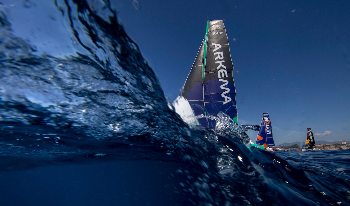 Youngest skipper Quentin Vlamynck & Arkema win Pro Sailing Tour 2 Eps 1