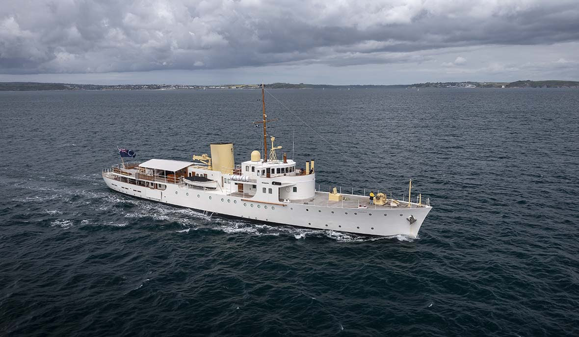  Pendennis complete successful sea trials with classic yacht Marala