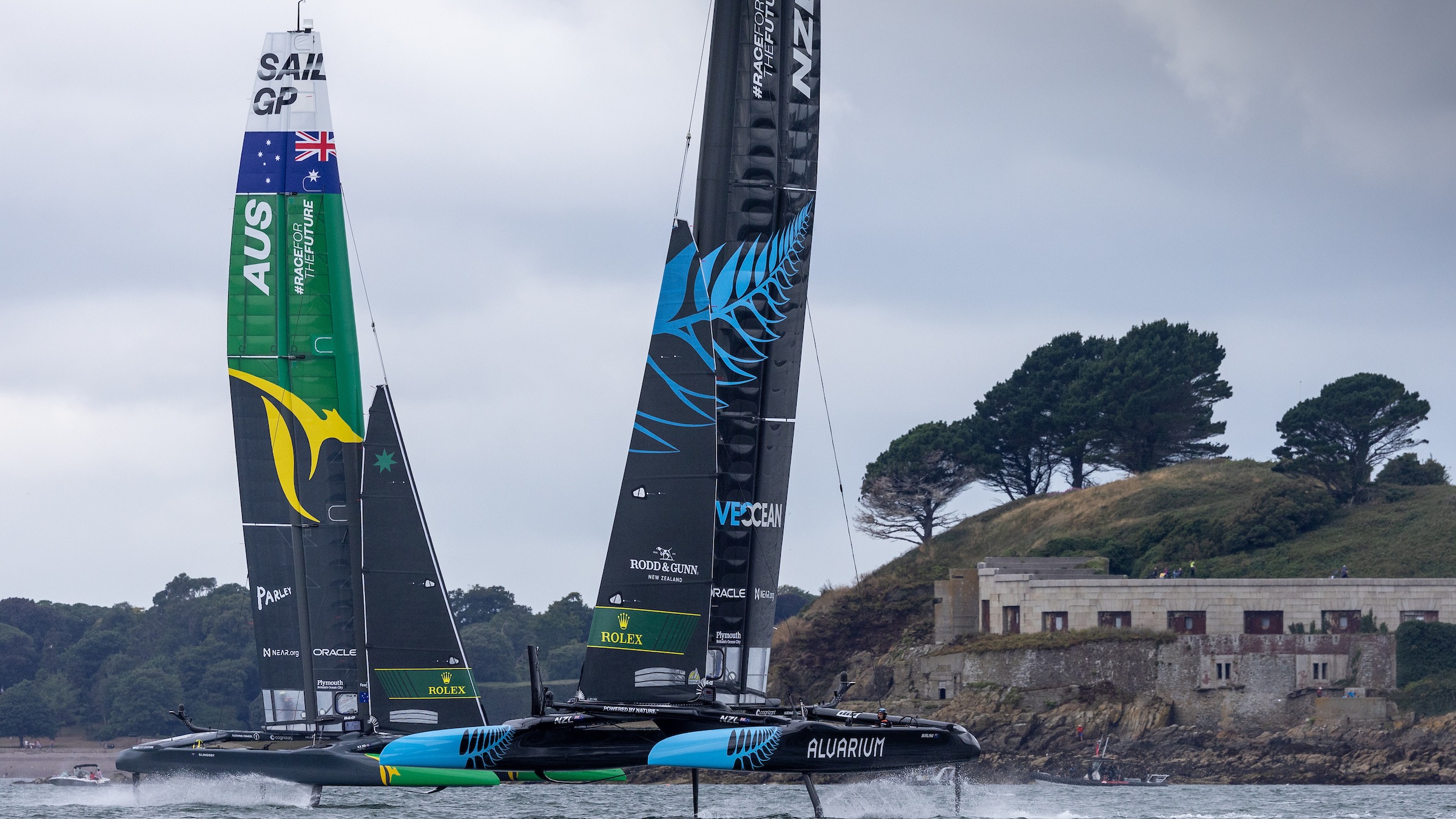 New Zealand wins first SailGP on the waters of Plymouth Sound