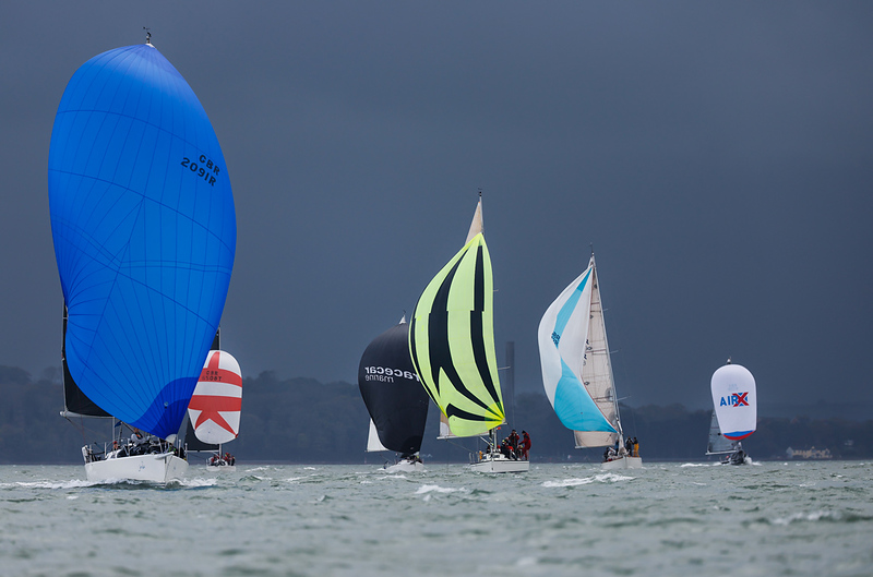 Heavens open on Hamble Winter Series Race Week 5 