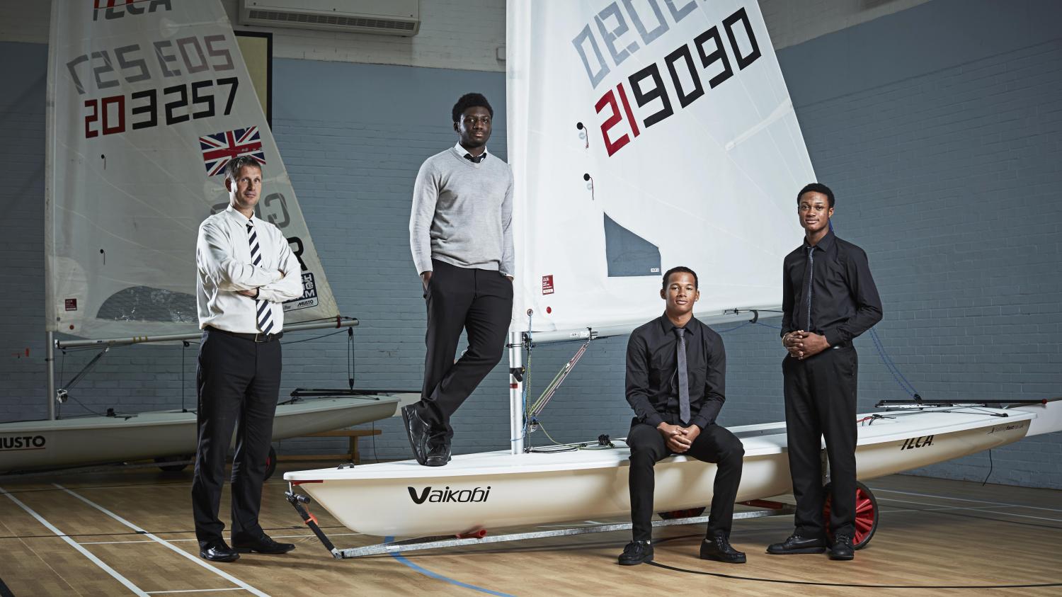 The inner-city schoolkids competing against the yachting elite