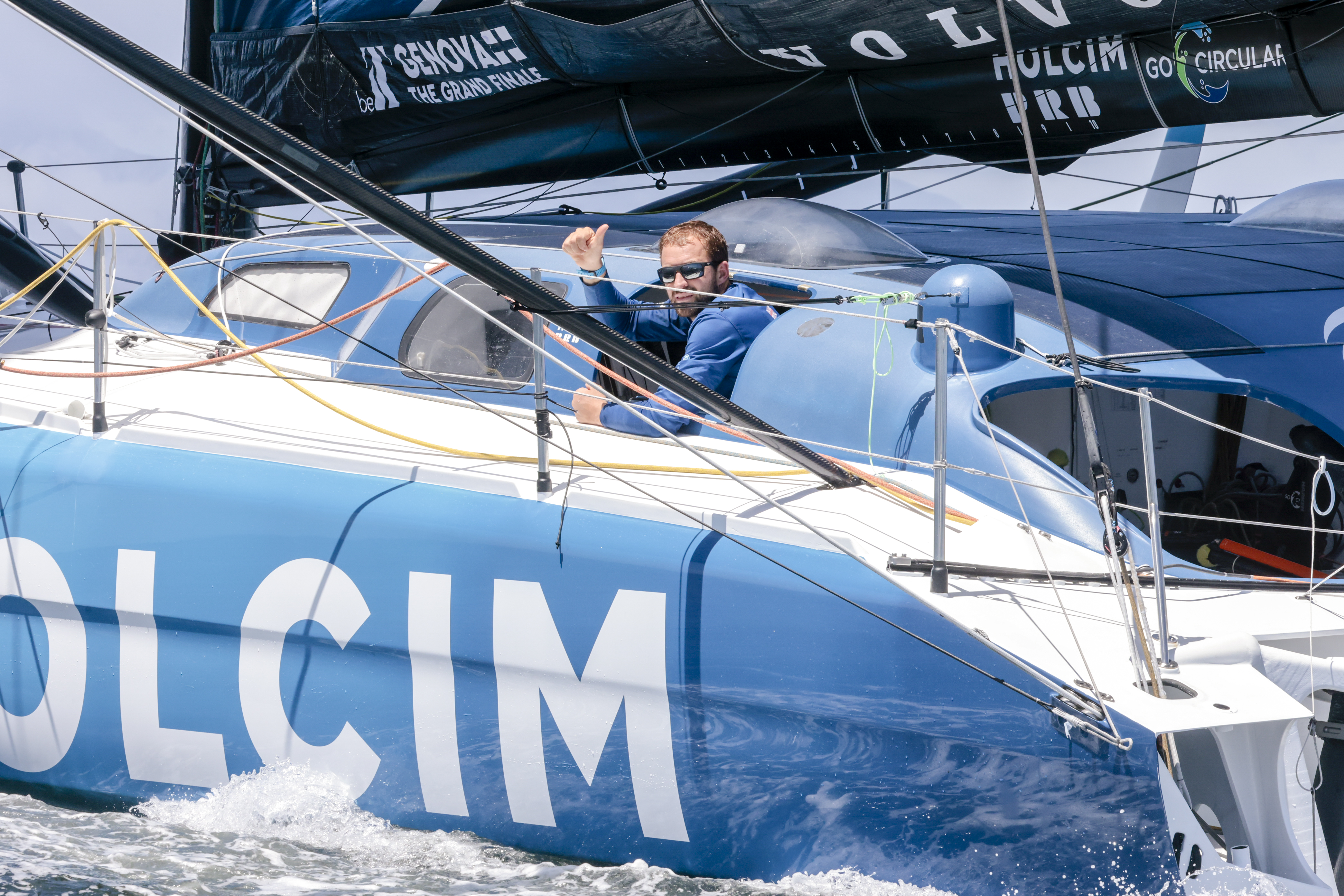Team Holcim-PRB win  Ocean Race Leg 2  with breakaway in the final hours