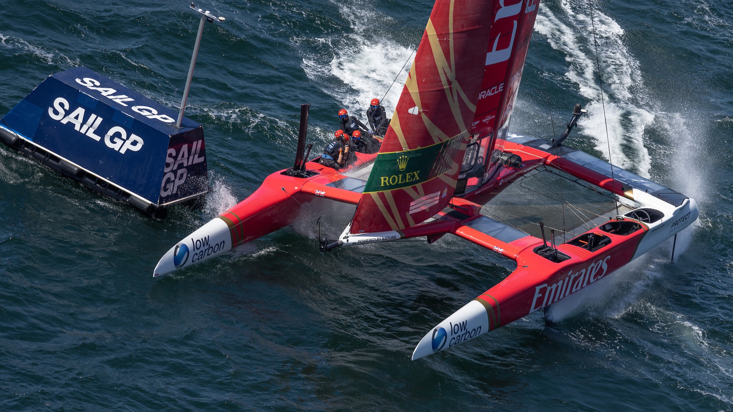 Emirates Great Britain SailGP Team ready to race  in New Zealand