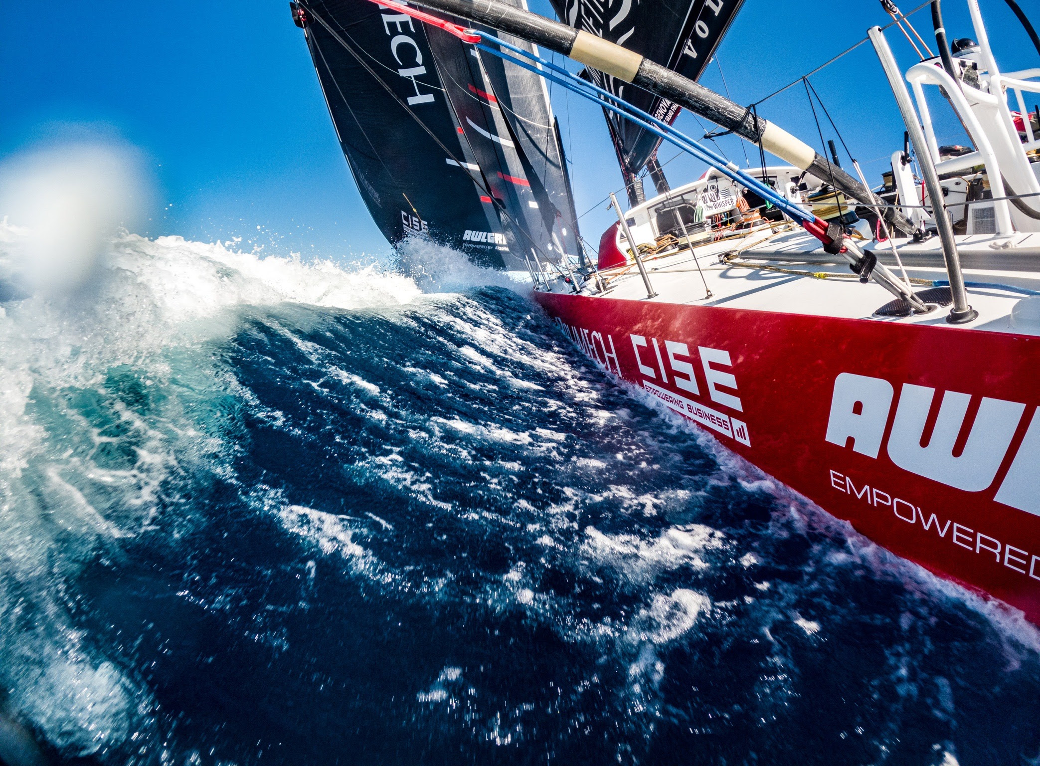 Ocean Race: Team Holcim-PRB leading IMOCAs into Med, WindWhisper roaring towards Genova