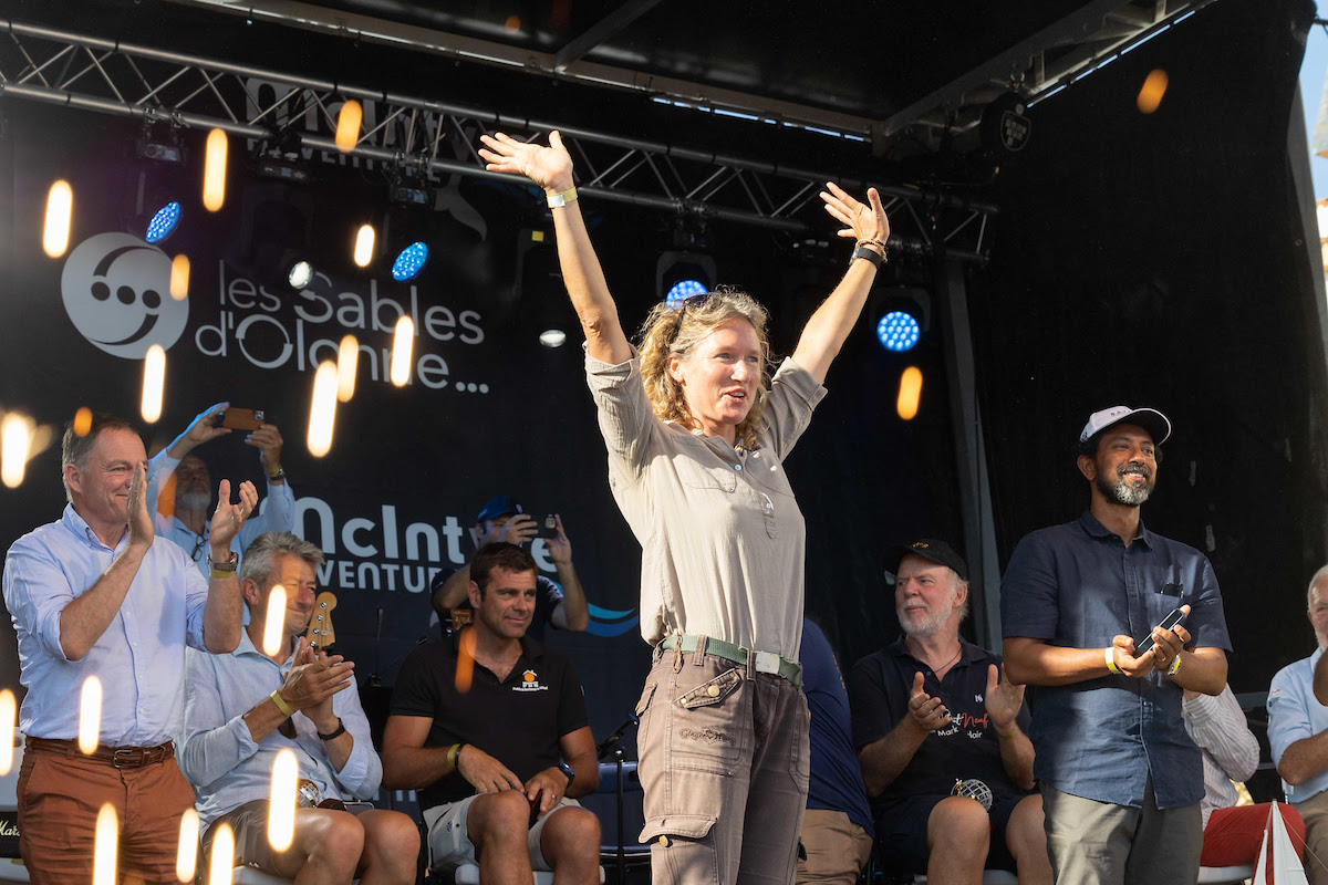 Kirsten takes Golden Globe Race crown @ Les Sables D’Olonne celebration