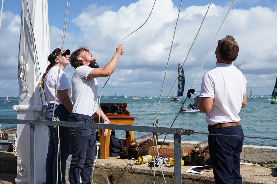 Cowes Week gets off to bright and windy start