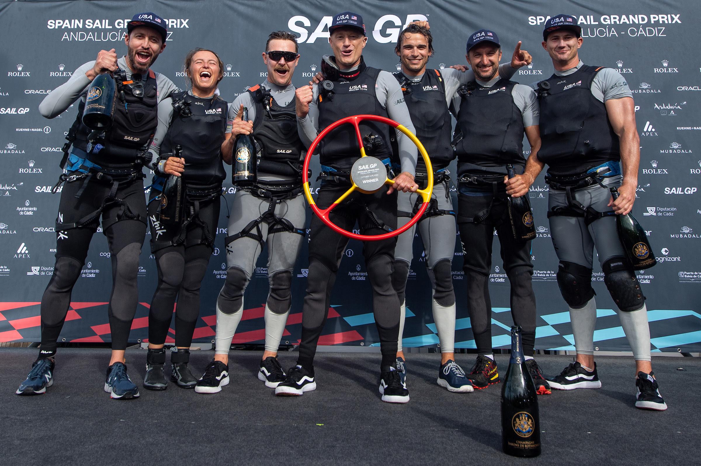 United States overcomes adversity to take first SailGP win of the seaso