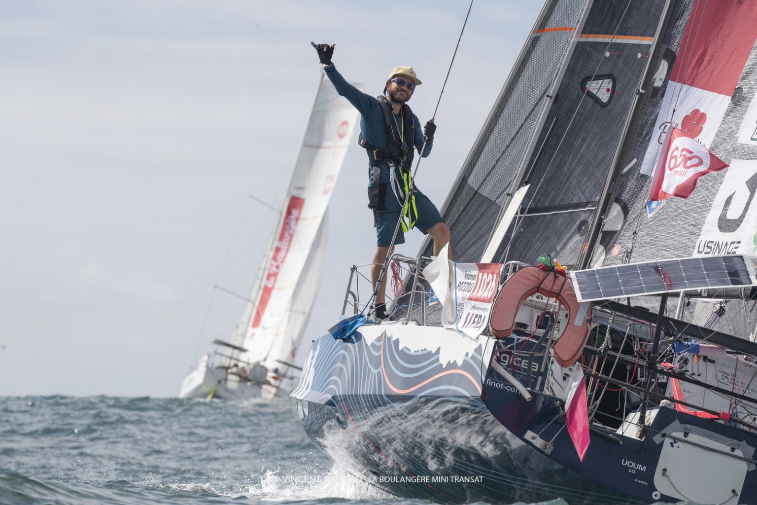 Robinson Pozzoli a victim of UFO collision on La Boulangère Mini Transat